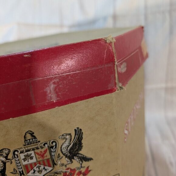 STETSON Vintage Norfloc Grey SFH1335 Fedora Hat Size Medium - Picture 10 of 11